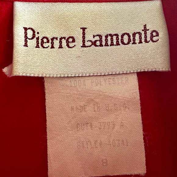 Pierre Lamonte Red Sporty 80’s Blazer! Size Medium. - Picture 7 of 9
